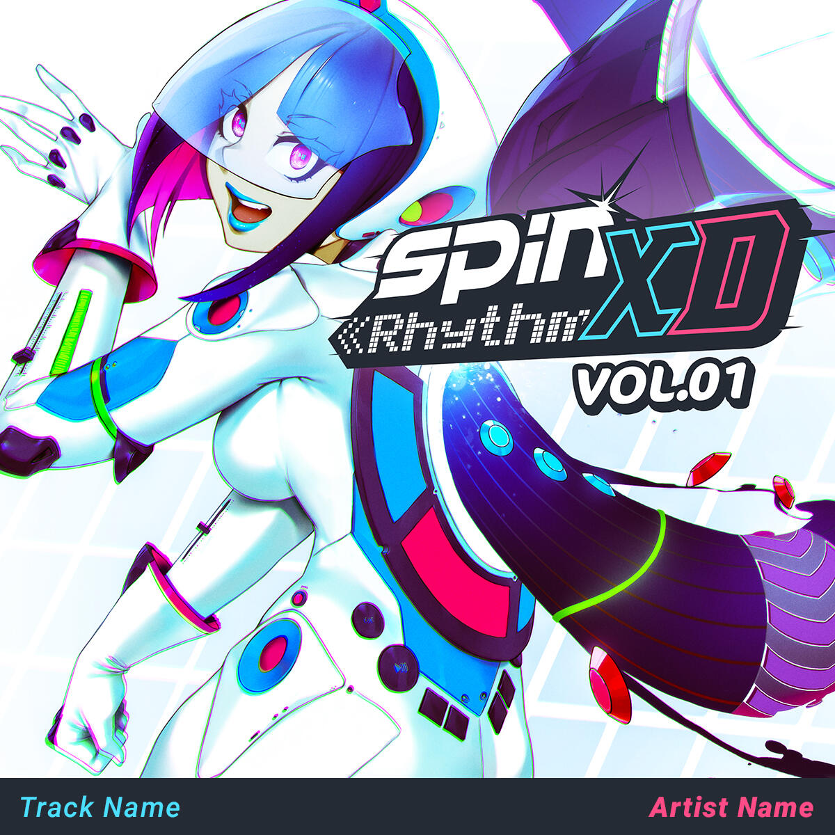 Spin Rhythm XD Soundtrack Art